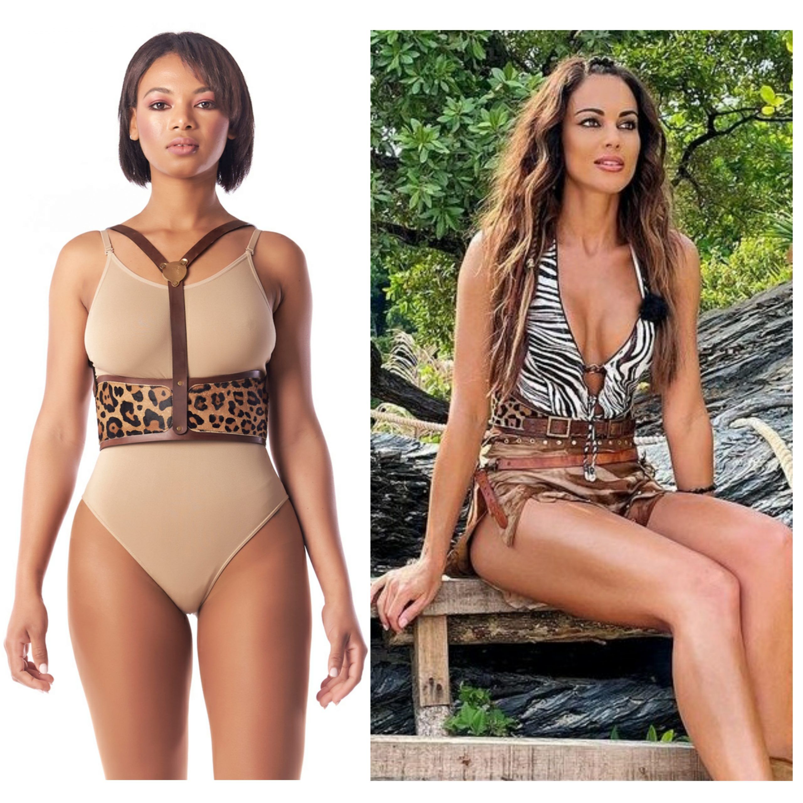 Arnés Geisha Corset Animal Print