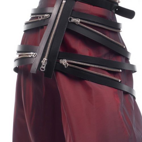Arnés Elegant Zippers Skirt