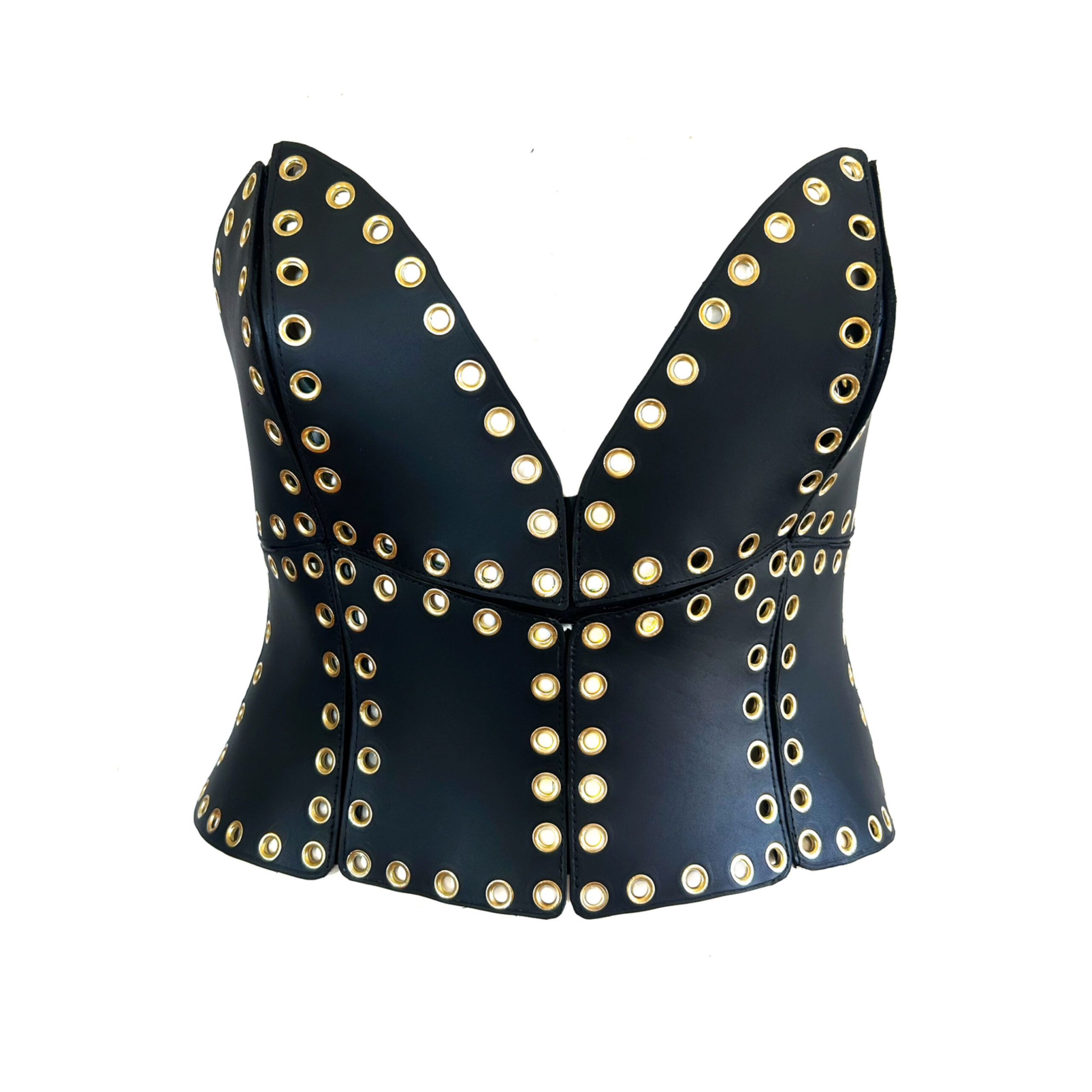 Bustier Entallado Ojales Metálicos - Imagen 2
