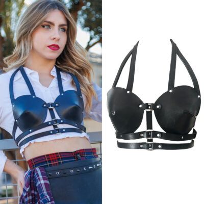 Top con tiras al cuello