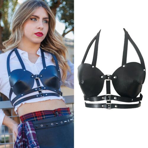 Top con tiras al cuello