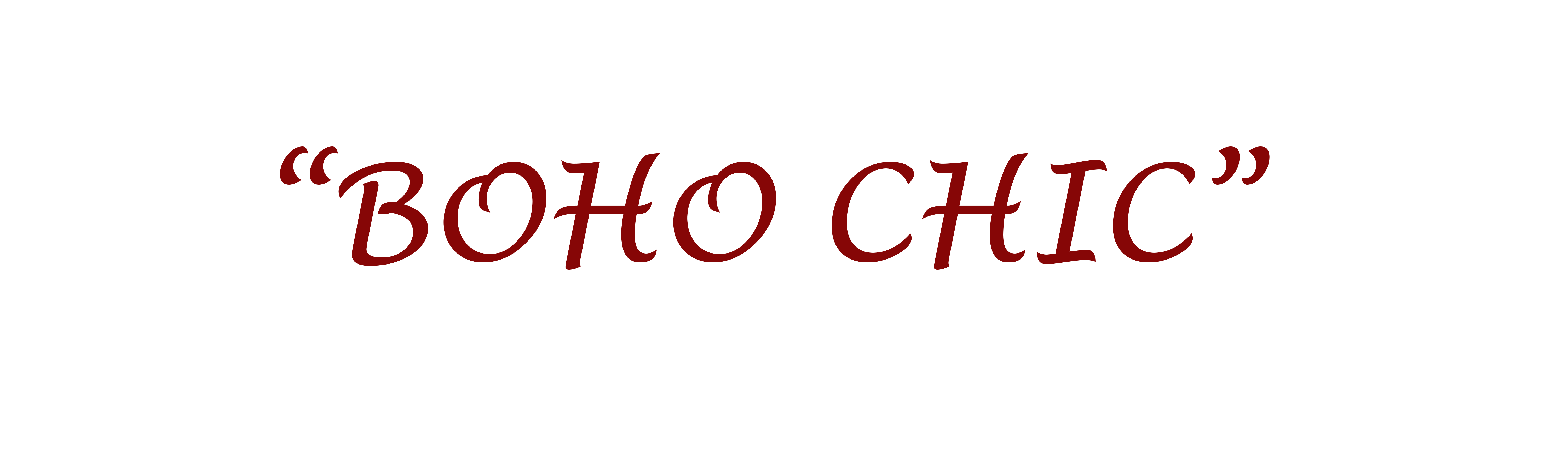 Boho Chic